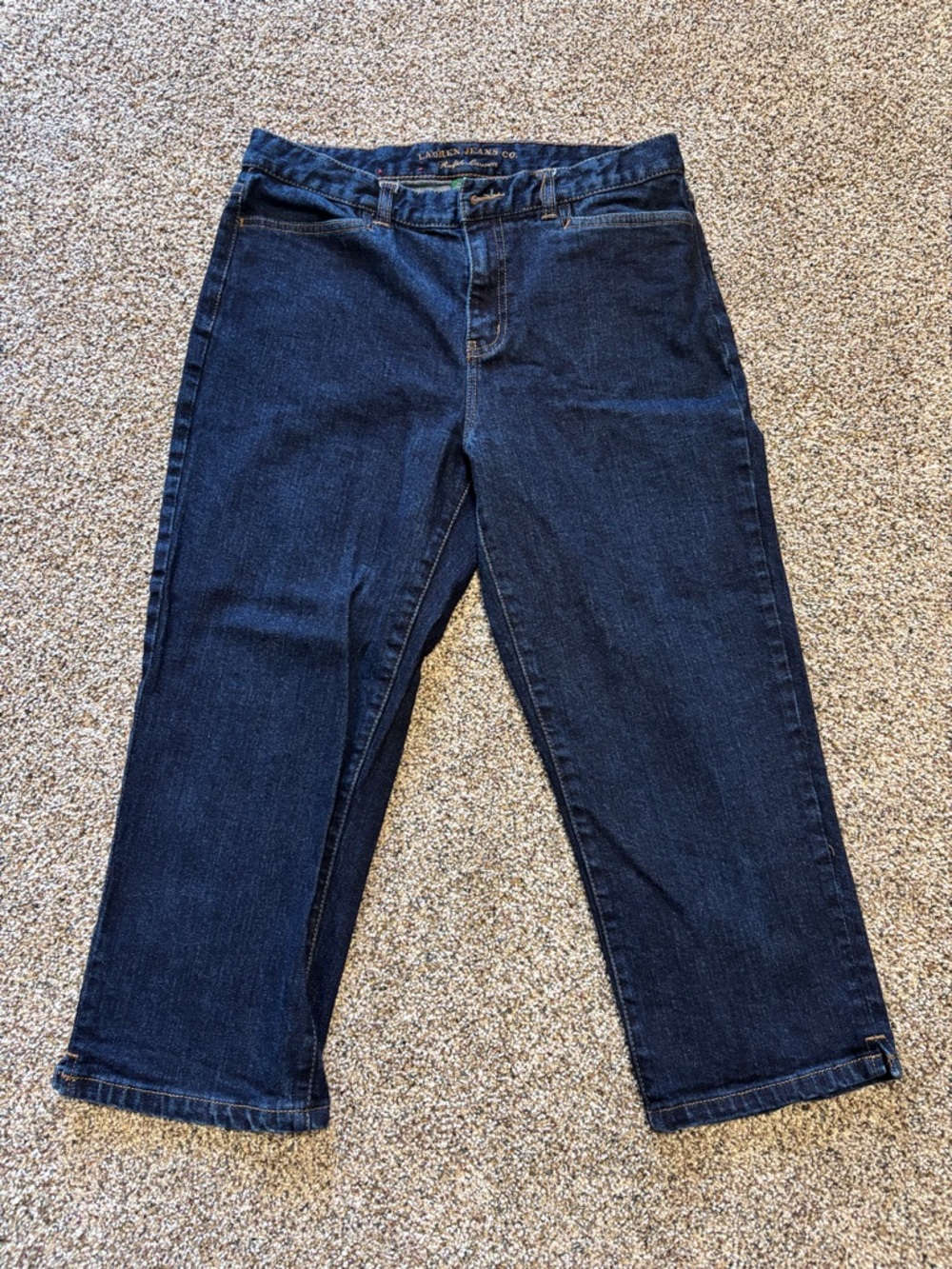 Lauren Jeans Co. Ralph Lauren denim capri women’s jeans size 6 dark wash